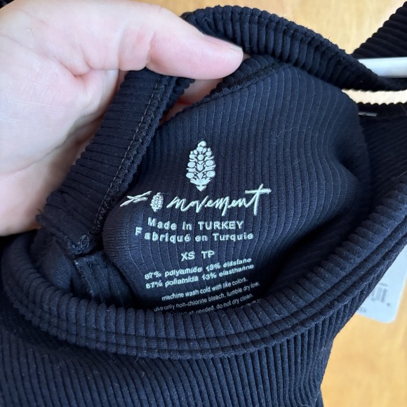 NEW XS Free People X FP Movement Free Throw Jumpsuit Black REVOLVE‎ MSRP $80 - Picture 8 of 8